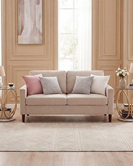 Giantex Round End Table Set of 1/2 Faux Marble Sofa Couch Side Table