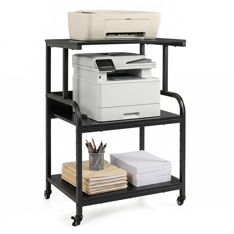 Giantex Rolling Printer Stand with Adjustable Storage Shelf