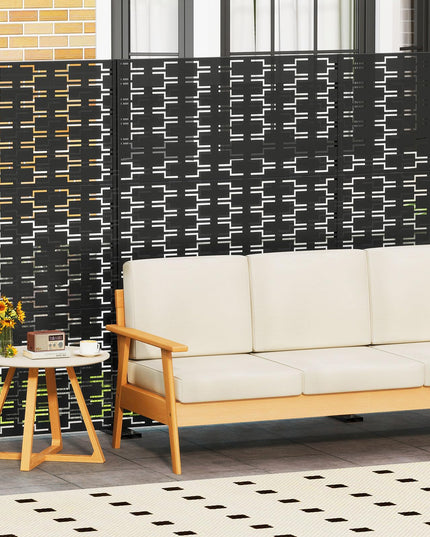 Giantex Metal Privacy Screen 72''H x 48''W for Garden