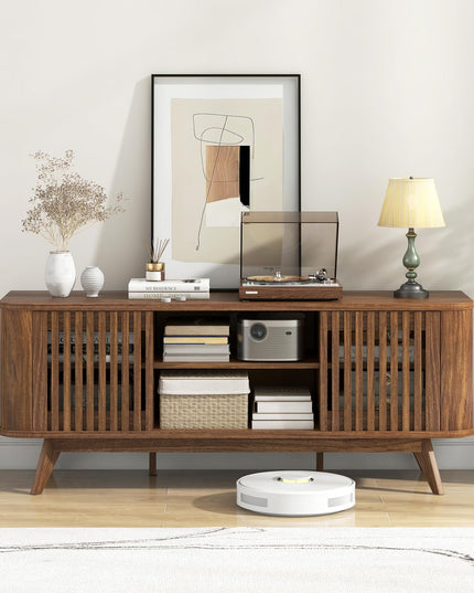 Giantex TV Stand for TVs Mid Century Modern Entertainment Center