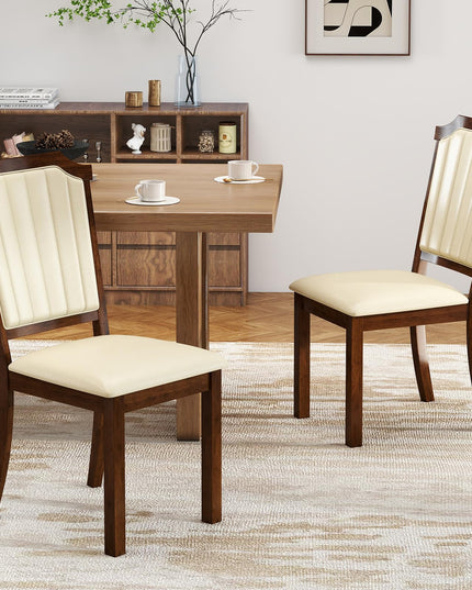 Giantex Upholstered Dining Chairs Set for Living Dining Room