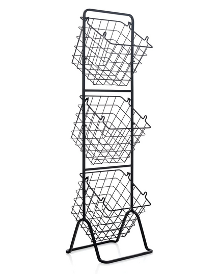 Giantex 3-Tier Wire Basket Stand