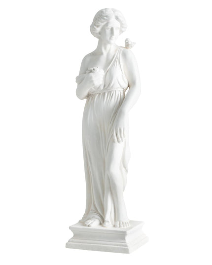 Giantex 31.5" Greek Goddess Statue with Bird
