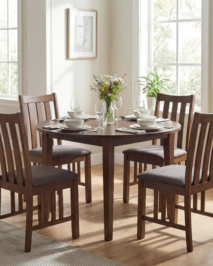 Giantex Rubber Wood Dining Chairs Set of 2/4
