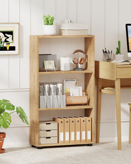 Giantex Bibliothèque à 3 niveaux avec kit anti-basculement pour salon