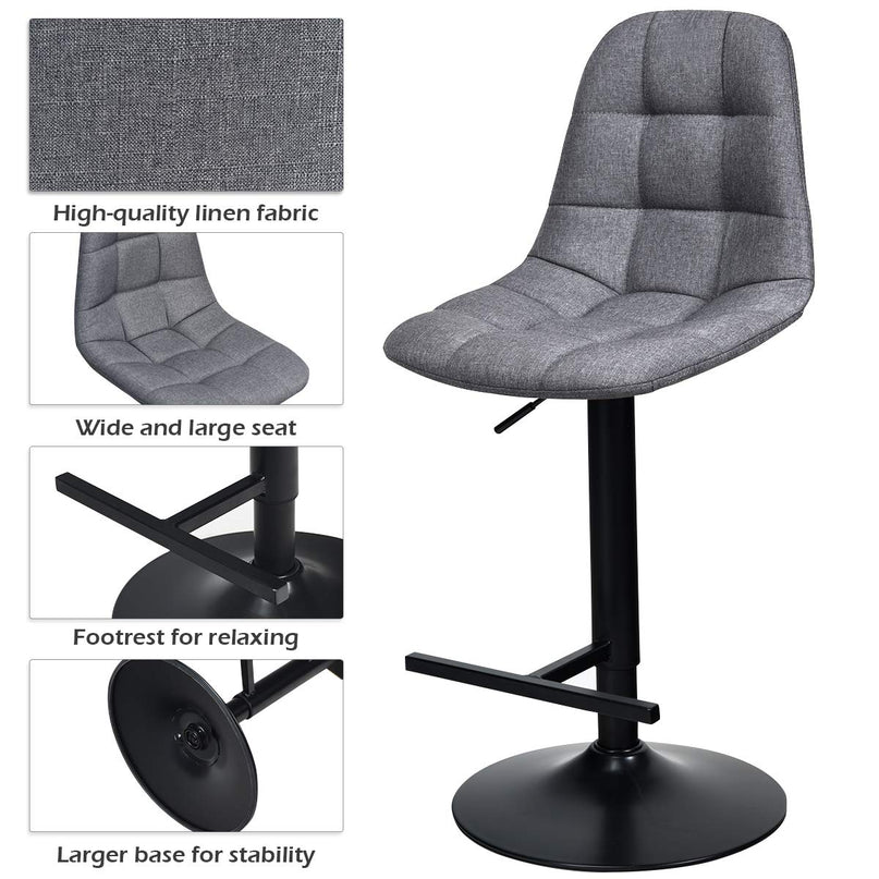Armless Counter Height Chairs for Kitchen Dining Living Bistro Pub