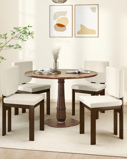 Giantex Wooden Dining Chairs Set for Home Office Living Room