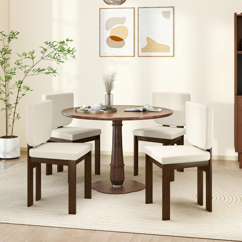Giantex Wooden Dining Chairs Set for Home Office Living Room