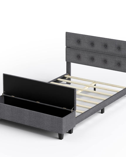 Bed Frame with Ottoman Storage - Giantex