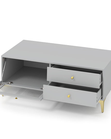 Giantex TV Stand for TVs up to 55”, Entertainment Center with Storage Drawers