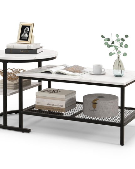 Giantex Nesting Coffee Table Set