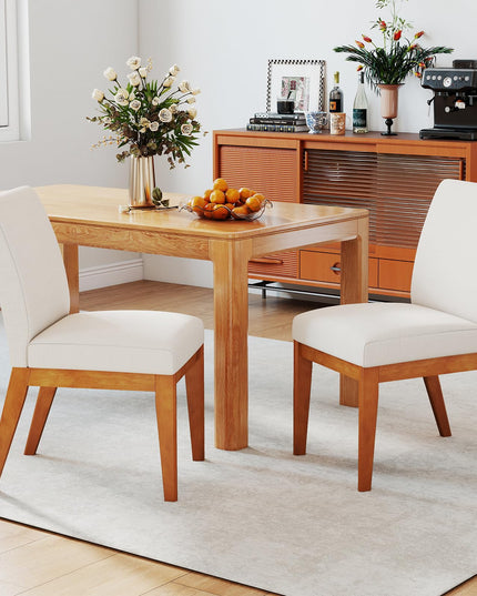 Giantex Upholstered Dining Chairs Set of 2/4 for Dining Room