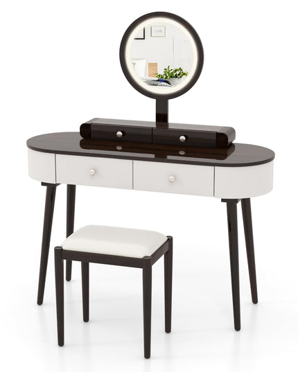 CHARMAID Makeup Vanity Desk with Lights