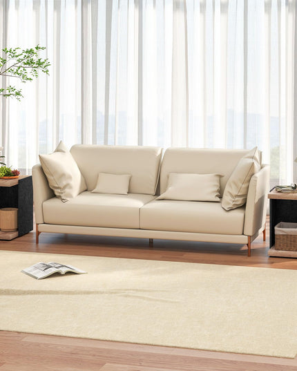 Giantex 2 Tier Sofa Side Table with Open Storage Shelf