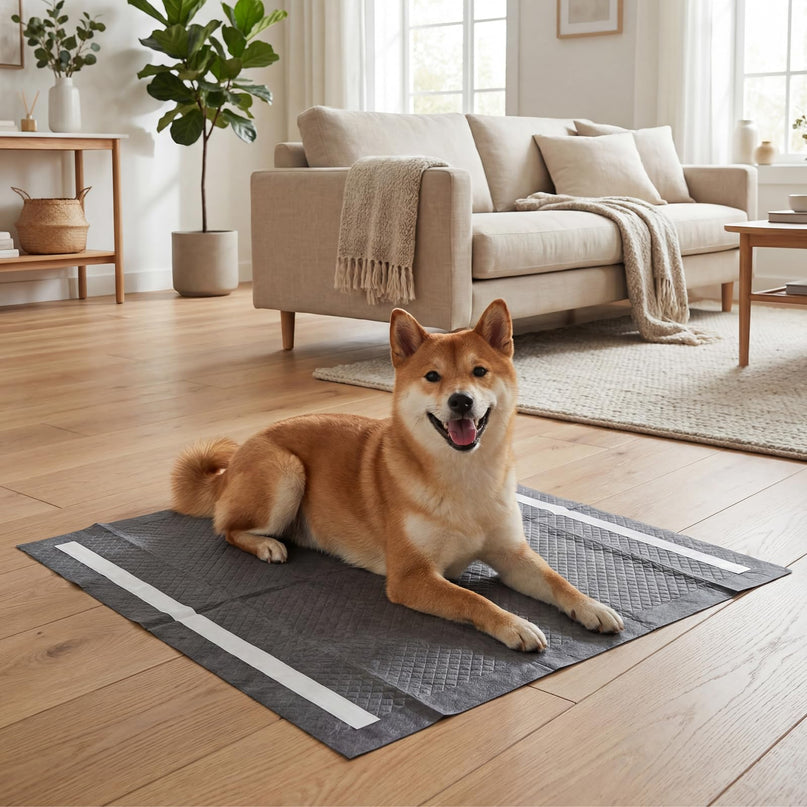Giantex 150-Pack 24" x 24" Charcoal Dog Pee Pads for Small & Medium Dogs