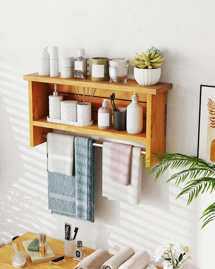 Étagère de rangement murale de salle de bain Giantex