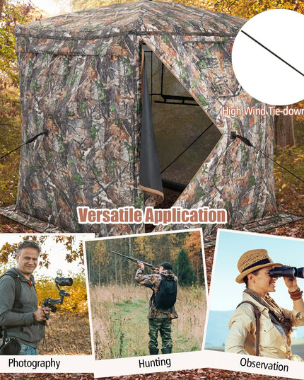 Giantex Ground Blinds for Deer Hunting - Portable Hunting Blind