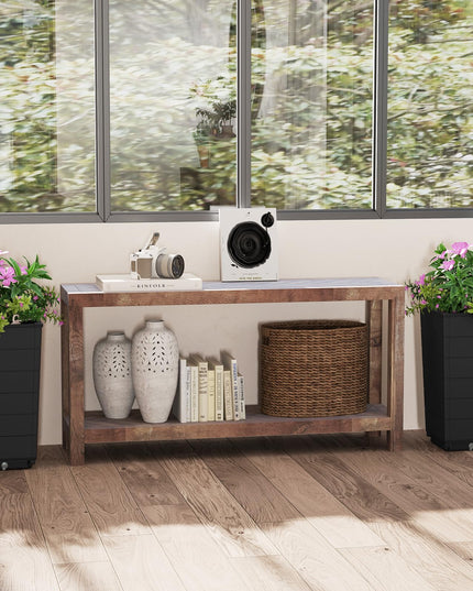 Giantex Set of 2 Outdoor Flower Pot, 23" Tall Planters with Drainage Hole, Self-Watering Tray