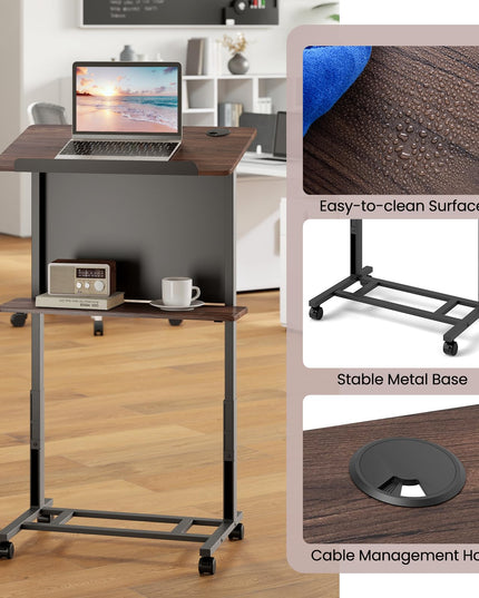 Giantex Mobile Podium Stand