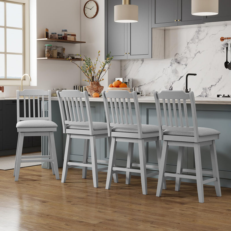 Giantex 25" Modern Bar Stools Set for Kitchen Island
