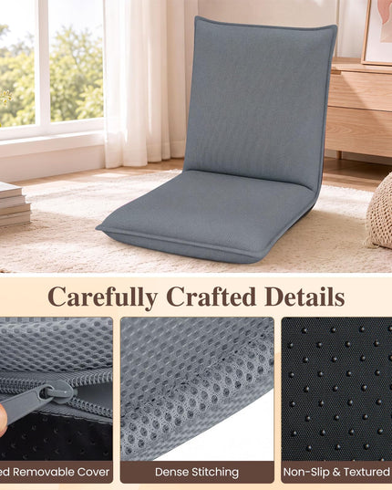 Fauteuil de sol réglable en maille
