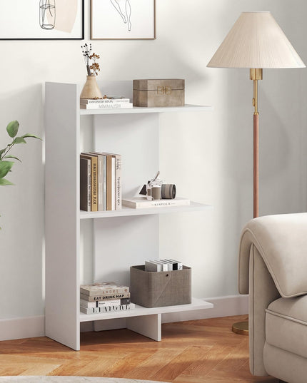 Étagère de rangement ouverte en bois à 3 niveaux Giantex avec kit anti-basculement