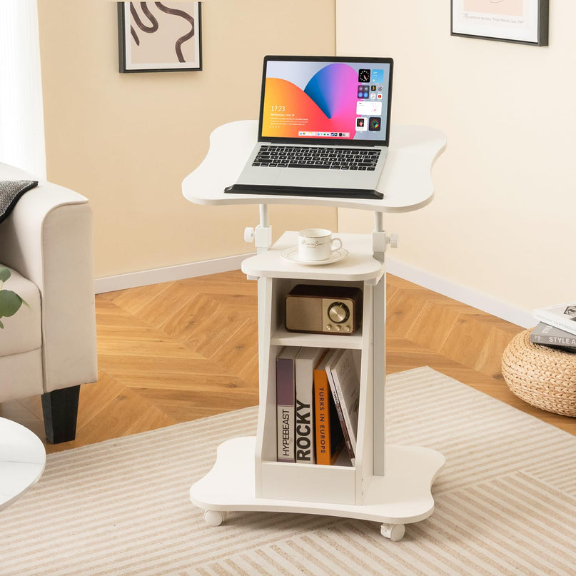 Giantex Mobile Podium Stand