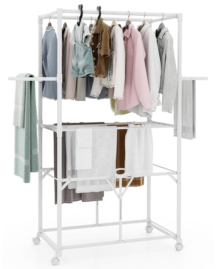 Giantex Clothes Drying Rack with Wheels