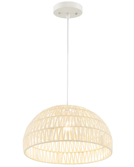 Suspension en rotin style ferme Giantex