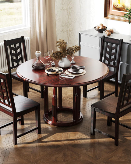 Giantex Wooden Dining Chairs Set of 2/4