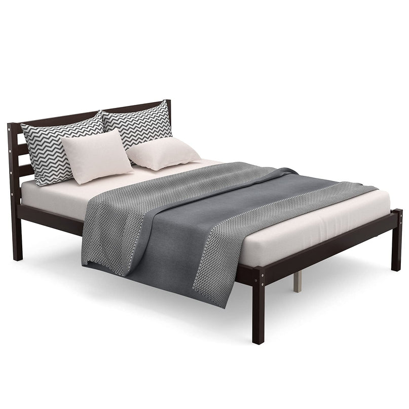 Giantex Wood Platform Bed Frame No Spring Needed Bed Mattress Foundation