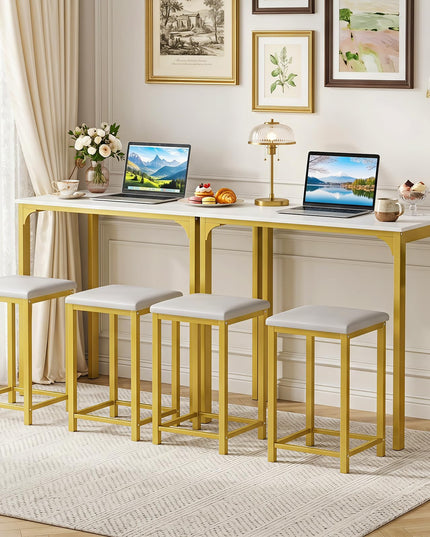 Giantex 3 Piece Dining Table Set for Small Space