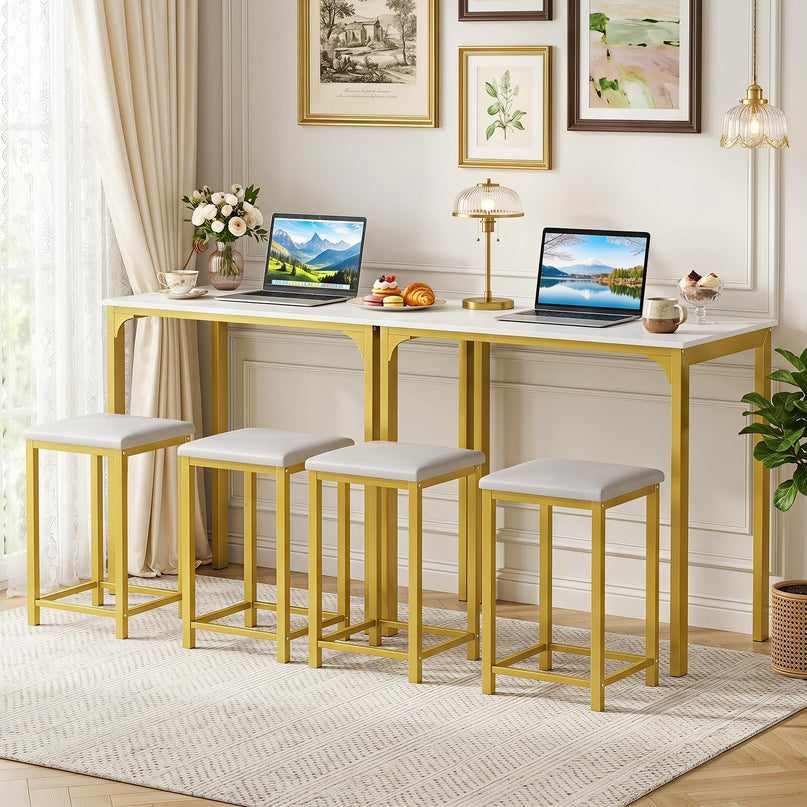 Giantex 3 Piece Dining Table Set for Small Space