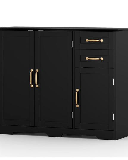 Giantex Sideboard Buffet Cabinet Modern Sideboard Cabinet