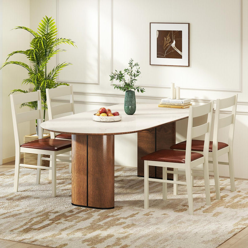 Giantex Wooden Dining Chairs Set for Dining Living Room Home
