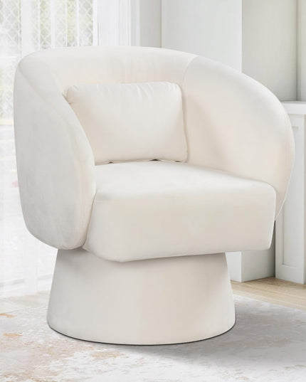 Giantex Swivel Accent Chair Upholstered Barrel Chair