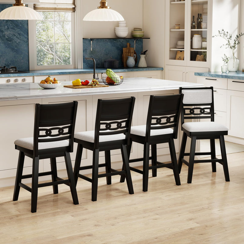 Giantex 25" Bar Stools Set for Kitchen Island