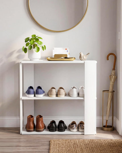 Giantex White Shoe Rack for Closet