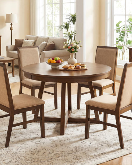 Giantex Upholstered Dining Chairs Set of 2/4 for Dining Room and Restaurant