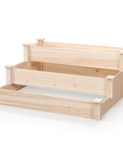 Giantex 3-Tier Raised Garden Bed, Tiered Planter Box