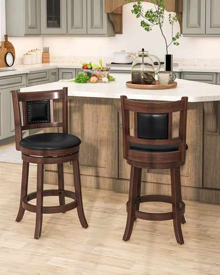 Giantex Swivel Bar Stools Set