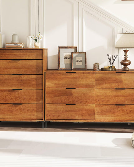 Giantex Wooden Storage Cabinet with Anti-Tip Kit & Sturdy Metal Legs