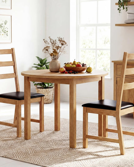 Giantex Farmhouse Kitchen Chairs w/Hollowed Backrest