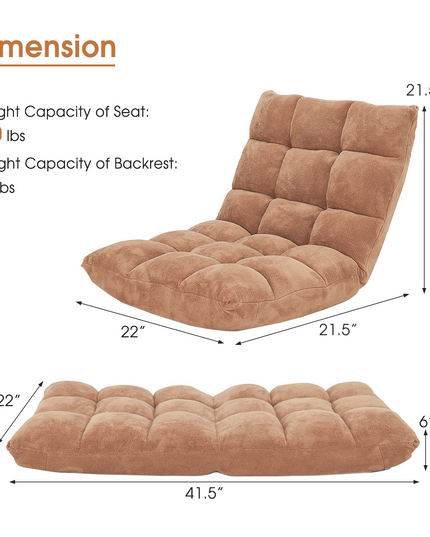 Giantex Floor Chairs for Adults - Floor Gaming Chair