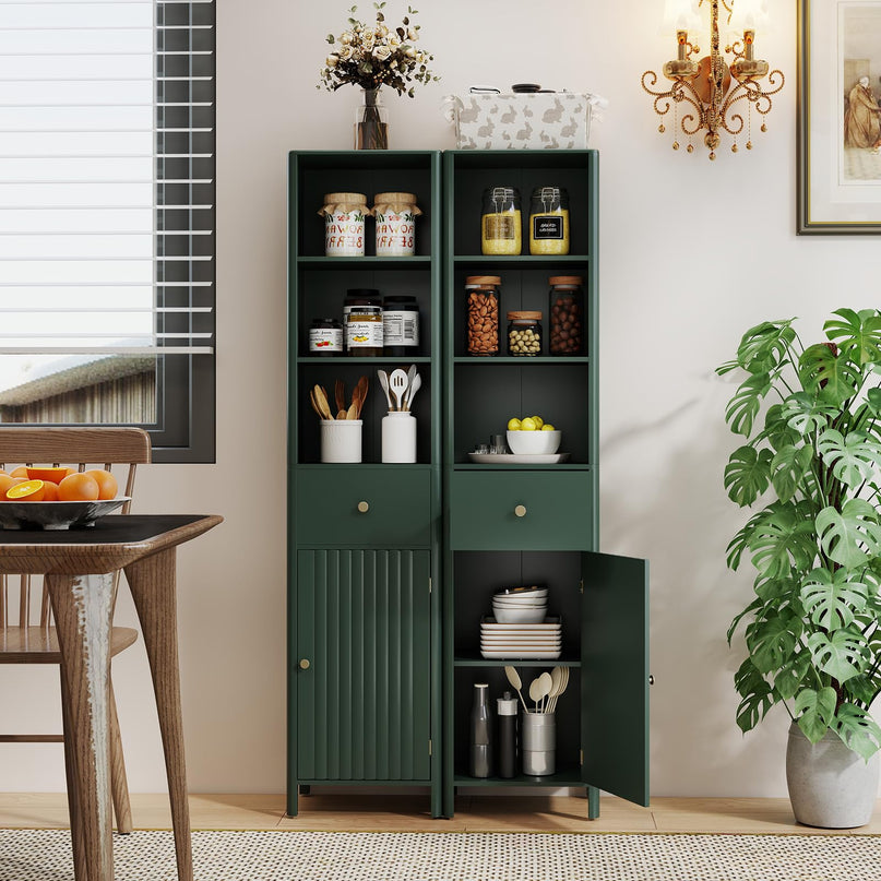 Giantex 67" Tall Bathroom Cabinet for Small Spaces