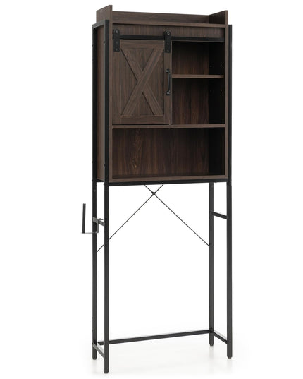 Giantex Over-The-Toilet Storage Cabinet, Freestanding 4-Tier Bathroom Organizer Rack