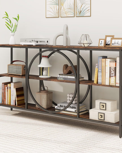 Giantex Narrow Long Console Table 3-Tier Entryway Table