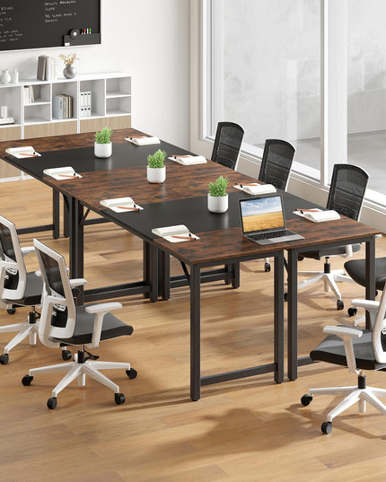 Giantex 1/2/4/6 PCS 63" x 24" Rectangular Large Meeting Room Desk