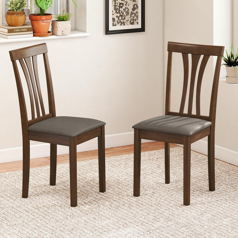 Giantex Wooden Dining Chairs Set for Living Room