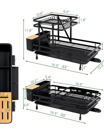 Giantex Collapsible Drying Rack & Drainboard Set